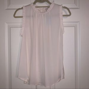 NWT Loft Ruffle Trim Top Size Petite Small